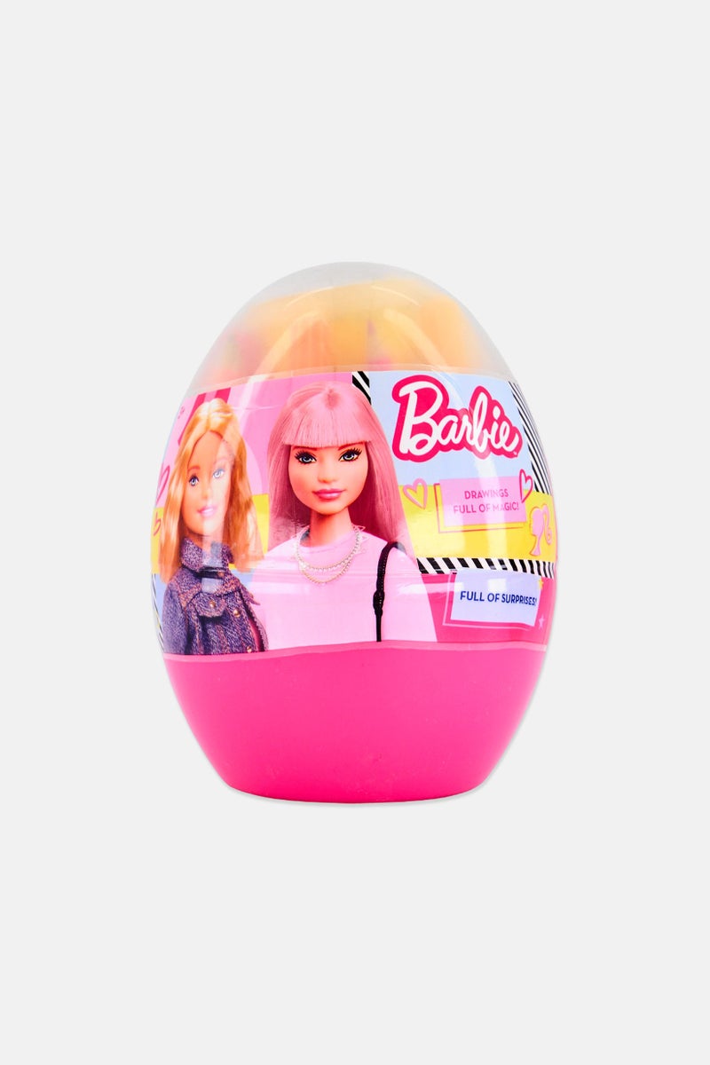 Barbie Markers And Pencils Mystery Surprise Egg, Pink - Image 1